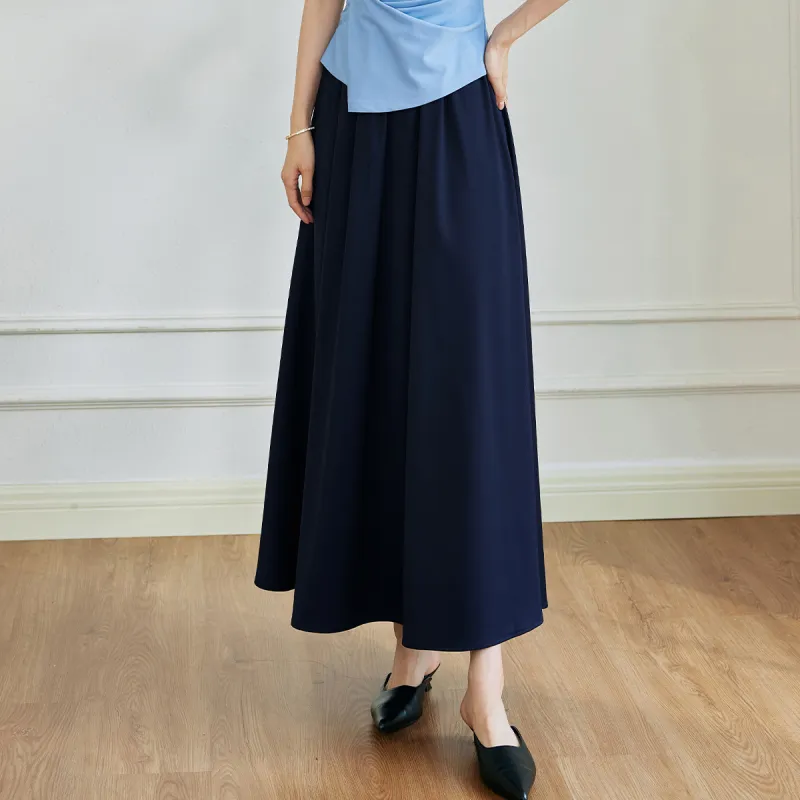 ROEYSHOUSE SS24 Casual Long Skirts Women's Dark Blue-2