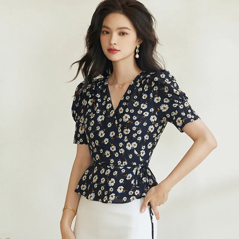 ROEYSHOUSE Skirt Set Women's Blue+White-3