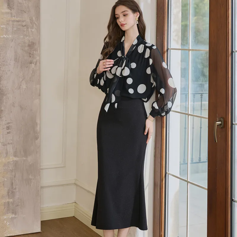ROEYSHOUSE Shirt Women's Polka Dot-5