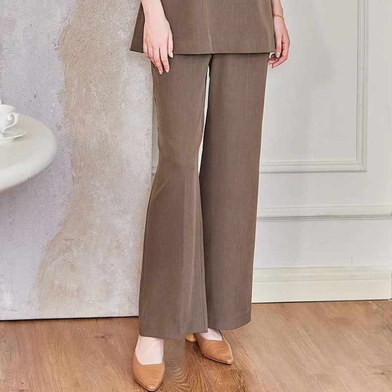 ROEYSHOUSE FW24 Casual Suit Women's Coffee-4