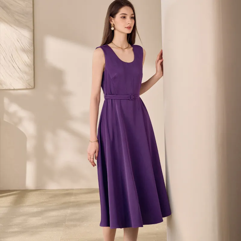 ROEYSHOUSE Sleeveless Dress Women's Purple-5