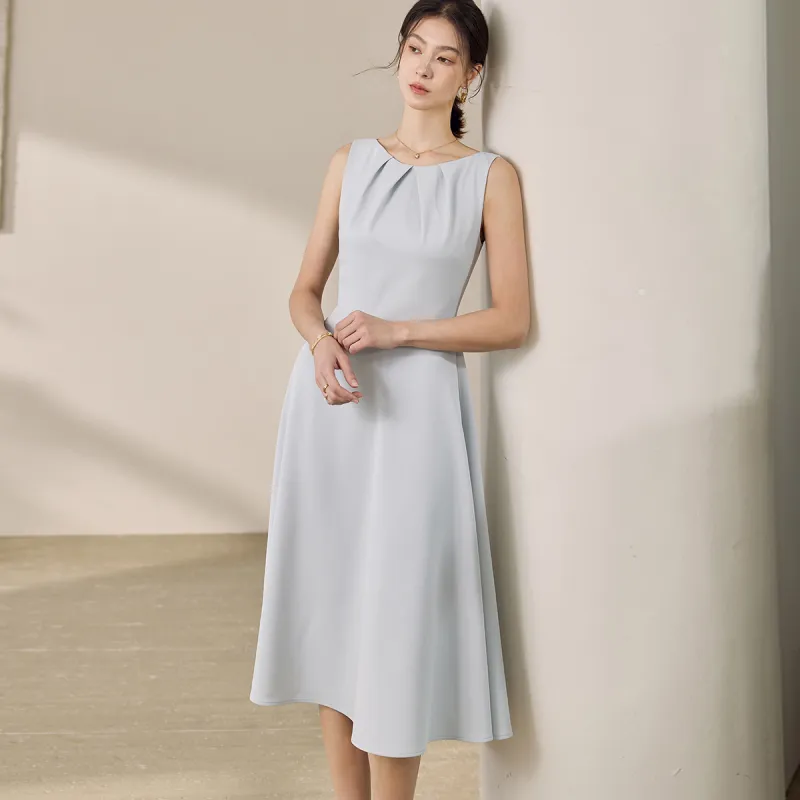 ROEYSHOUSE Sleeveless Dress Women's Light Blue-3