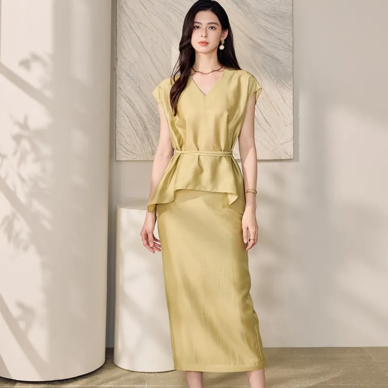 ROEYSHOUSE Two Piece Skirt Sets Women's-2