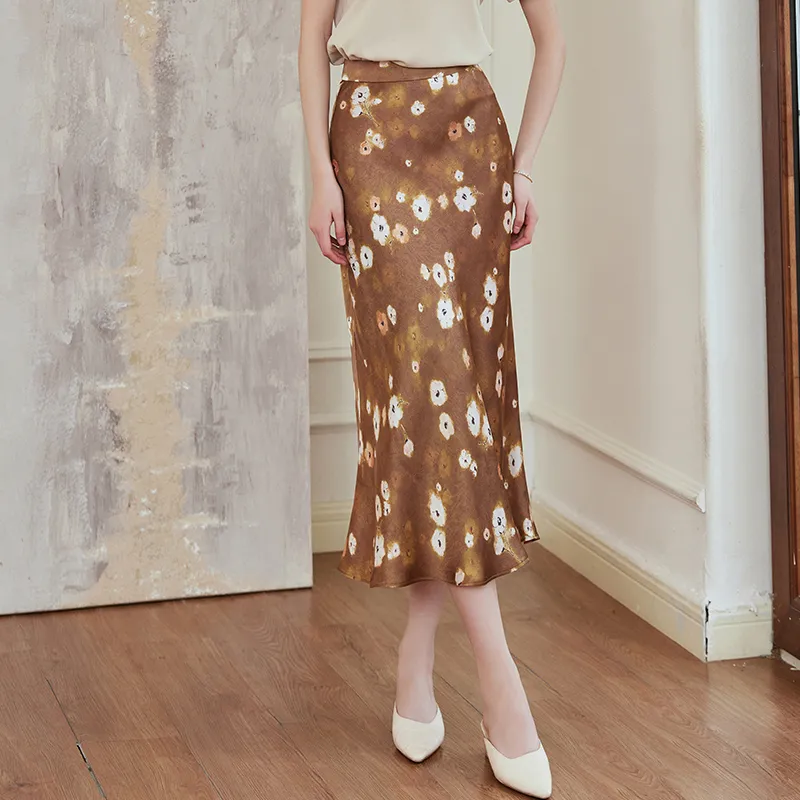 ROEYSHOUSE Casual Long Skirts Women's Multicolor-2