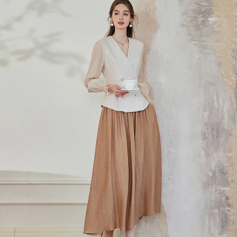 ROEYSHOUSE Two Piece Skirt Sets Women's-4