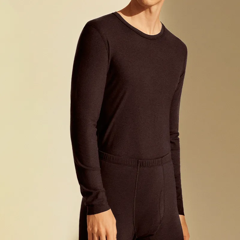 Ubras Muscle bottomed Clothing Series Thermal Set Women's-47