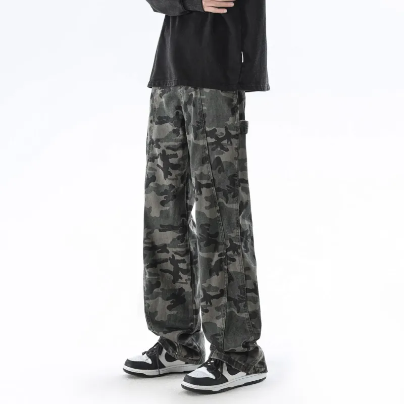 OXO OVERLOAD Casual Pants Unisex Camouflage-4