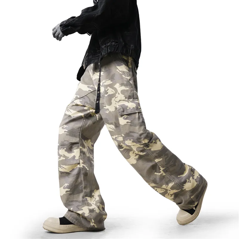 OXO OVERLOAD Cargo Pants Unisex Camouflage-4