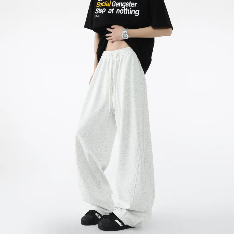 OXO OVERLOAD Knitted Fabric Casual Pants Unisex-3