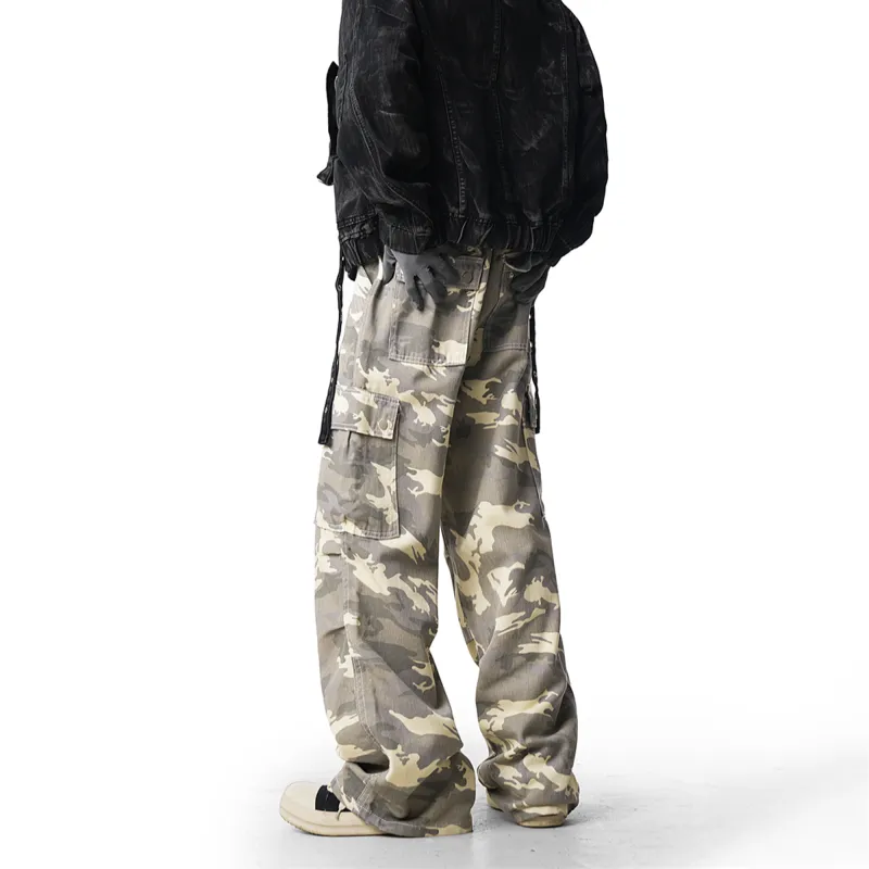 OXO OVERLOAD Cargo Pants Unisex Camouflage-3