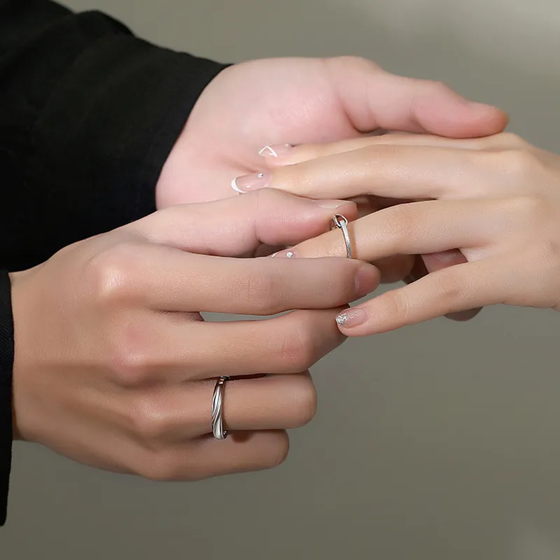 ZHOUBAIFU S925 Silver Rings Unisex-2