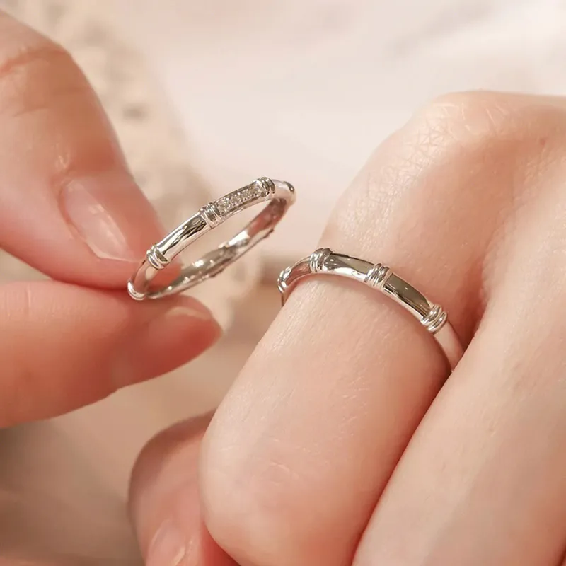 ZHOUBAIFU S925 Silver Rings Unisex-2