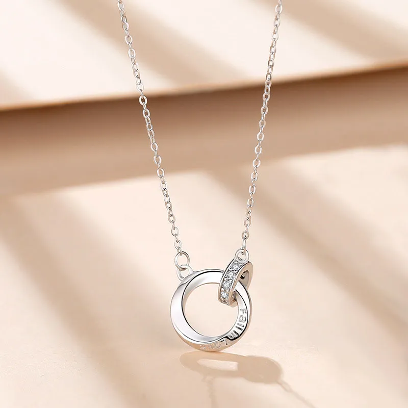 ZHOUBAIFU S925 Silver Necklaces Unisex-5