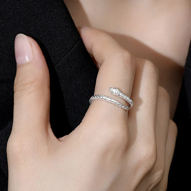 ZHOUBAIFU 999 Fine Silver Rings Unisex-1