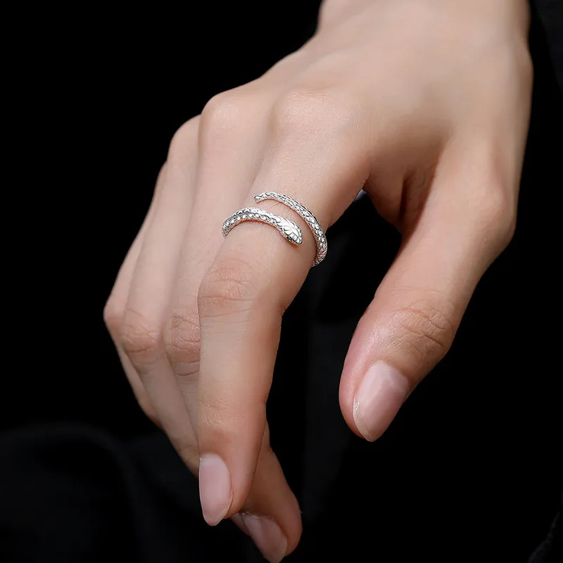 ZHOUBAIFU 999 Fine Silver Rings Unisex-3