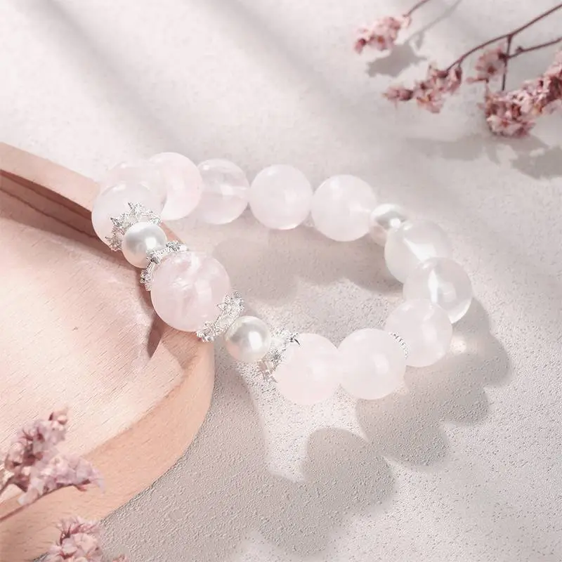 ZHOUBAIFU Crystal Jade Bracelets Women's-2