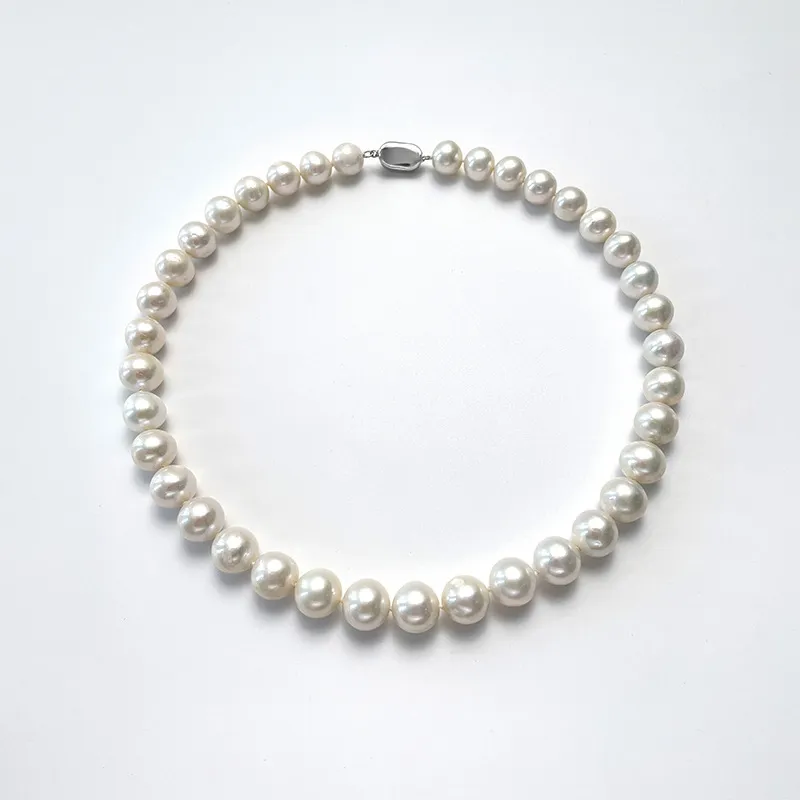ZHOUBAIFU Pearl Necklaces Unisex-3