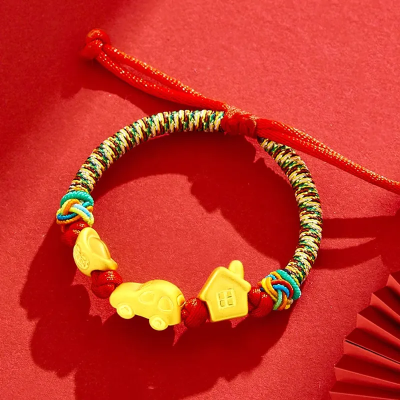 ZHOUBAIFU Gold Bracelet Kids-2