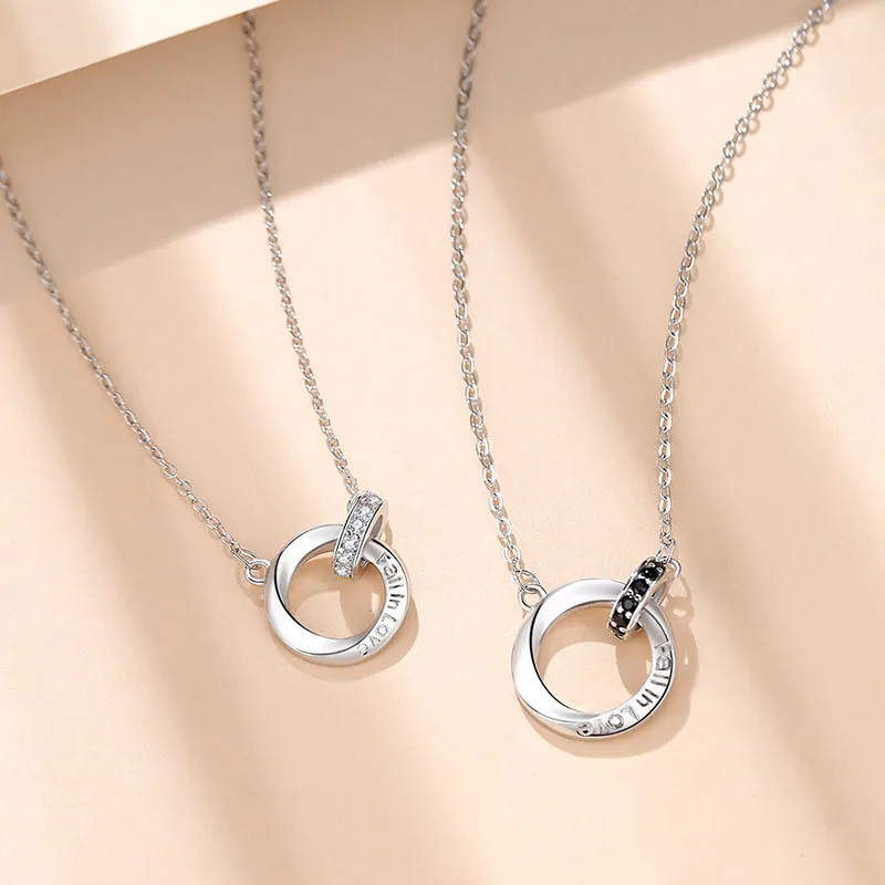 ZHOUBAIFU S925 Silver Necklaces Unisex-2