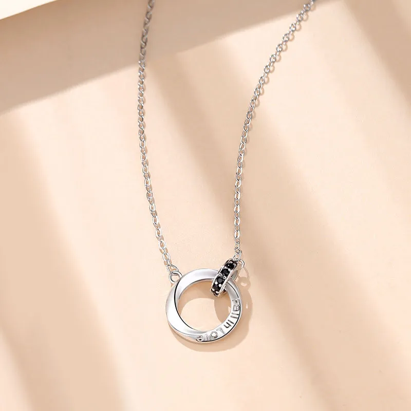 ZHOUBAIFU S925 Silver Necklaces Unisex-7