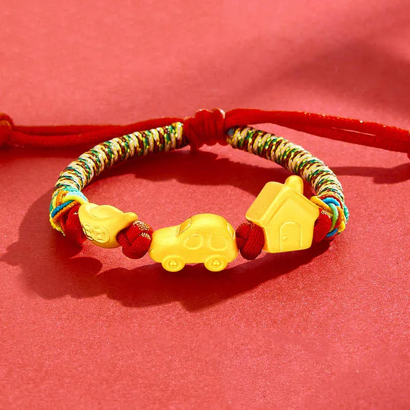 ZHOUBAIFU Gold Bracelet Kids-1