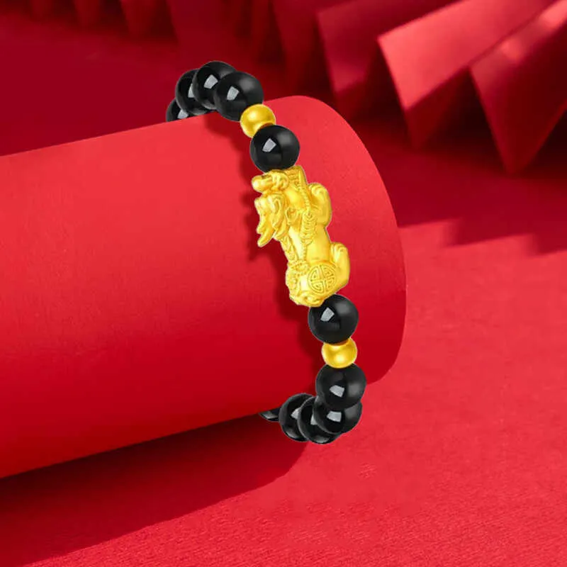 ZHOUBAIFU Gold Bracelet Unisex-2
