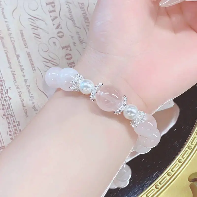 ZHOUBAIFU Crystal Jade Bracelets Women's-3