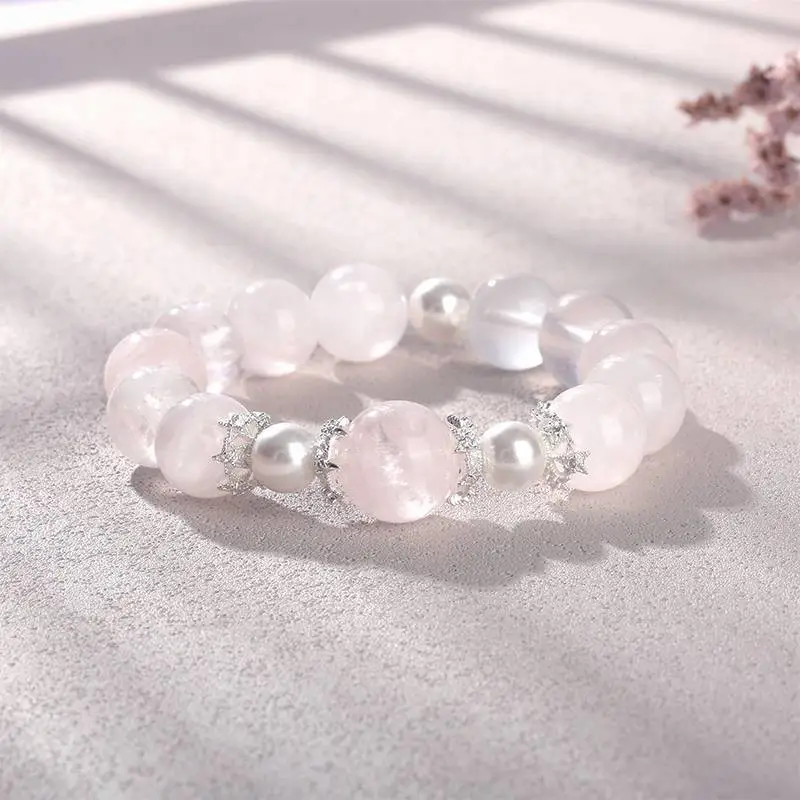 ZHOUBAIFU Crystal Jade Bracelets Women's-1