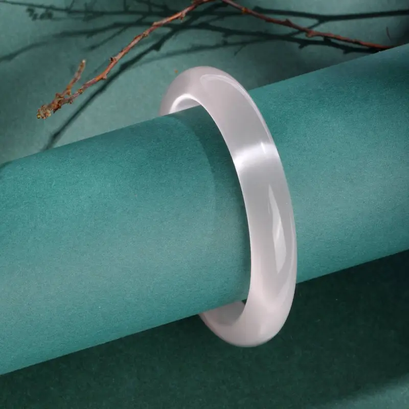 ZHOUBAIFU Colored Glaze Bangles Women's-4