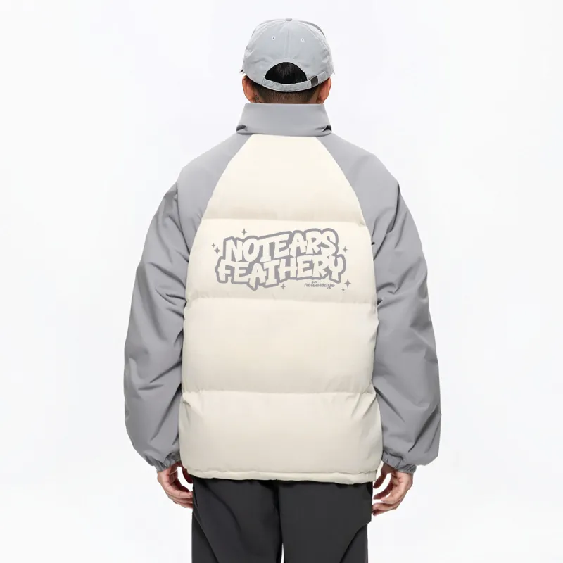 No Tears Puffer Jacket Unisex Black-13