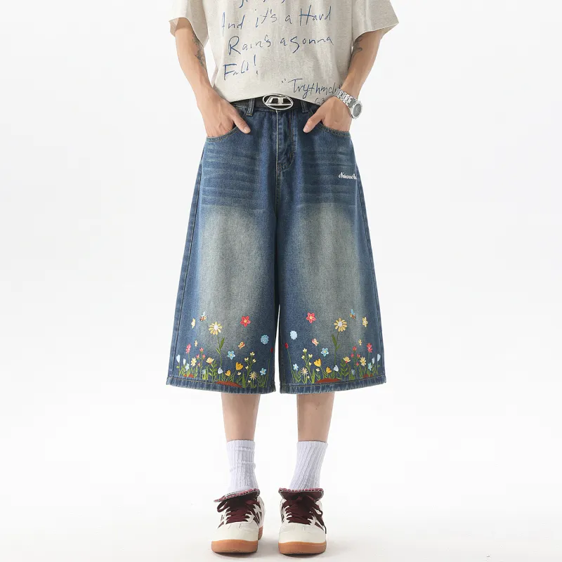 No Tears Denim Shorts Unisex-14