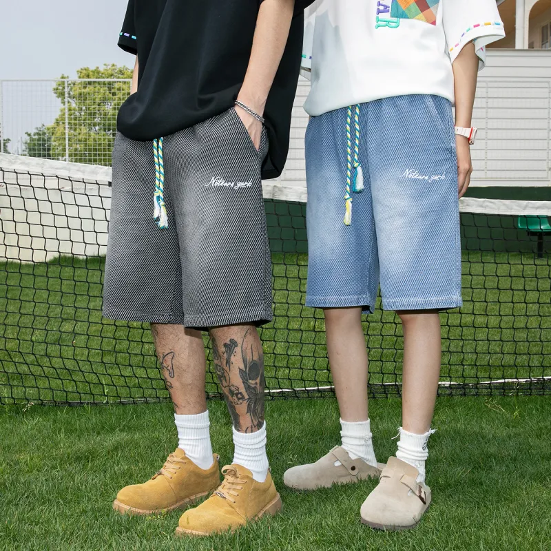 No Tears Denim Shorts Unisex-5