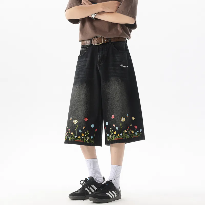 No Tears Denim Shorts Unisex-2