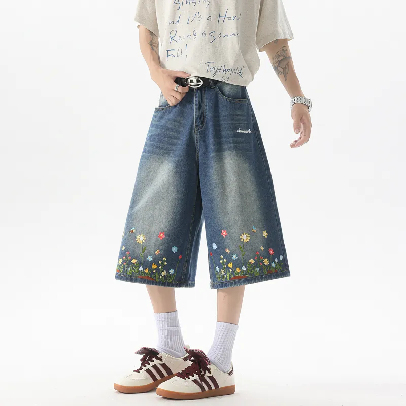 No Tears Denim Shorts Unisex-15