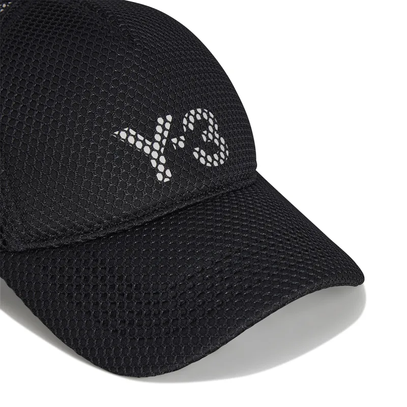 Y 3 Polyester Baseball Caps Unisex Black-1