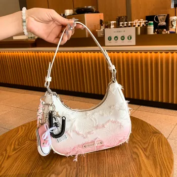 OCTSUI PU Shoulder Bag Regular Women's Ecru