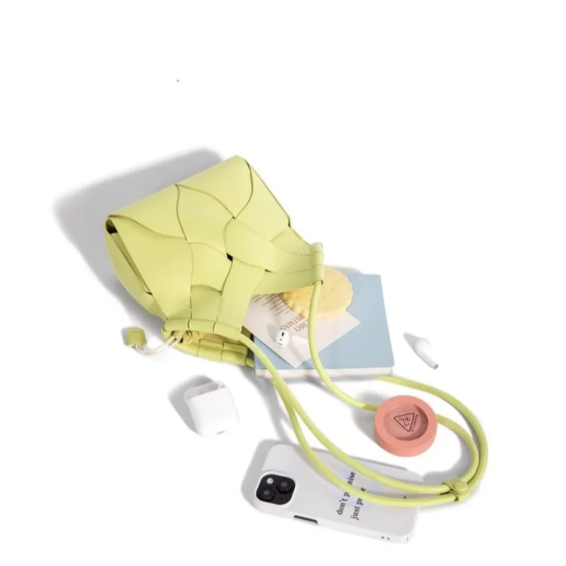 OCTSUI PU Shoulder Bag Women's Lime Yellow/Beige Gray/Black-3