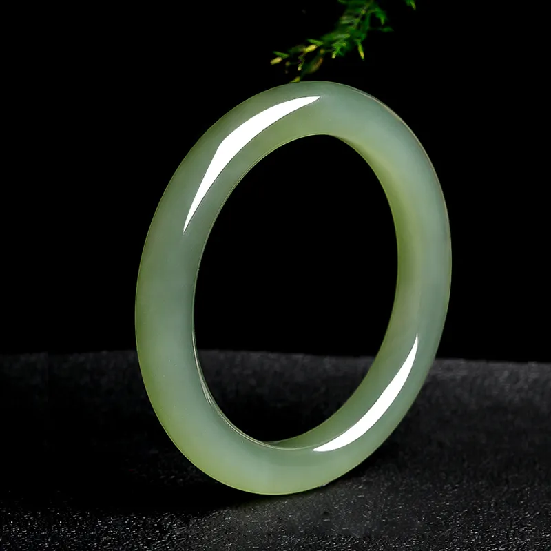 Beth Jewelry Hetian Jade Bangles Green Jade Women's-5