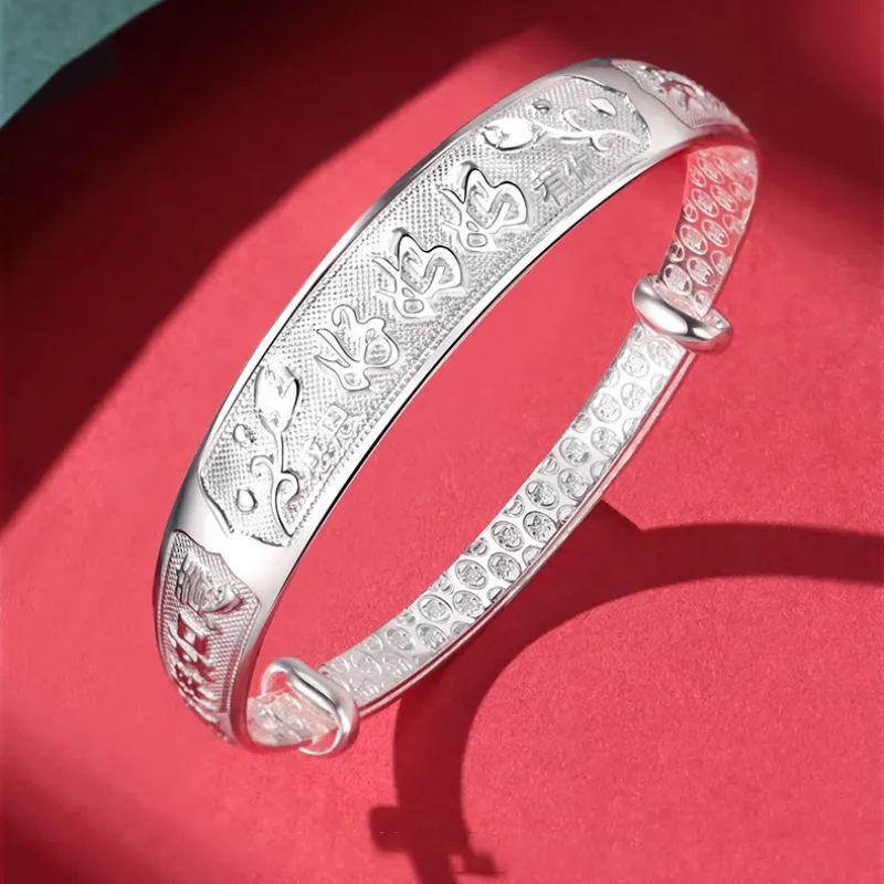 Beth Jewelry 999 Fine Silver Bangles Women's-2