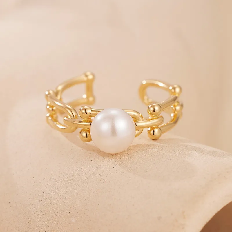 Beth Jewelry Pearl Rings Women's-2