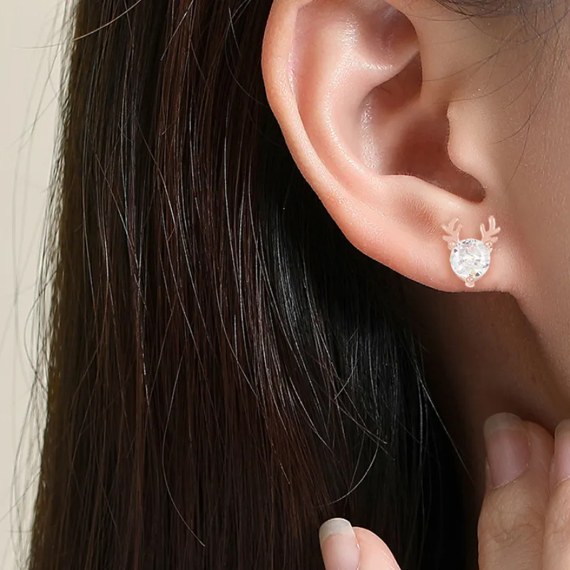 Beth Jewelry S925 Silver Stud Earrings Women's-6