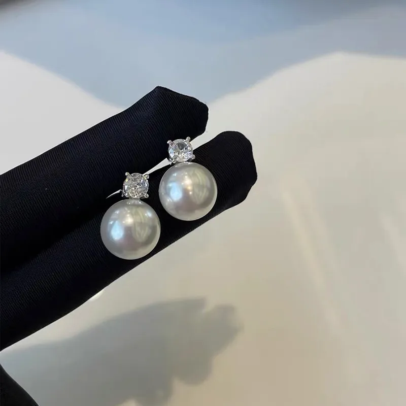 Beth Jewelry Pearl Stud Earrings Women's-5