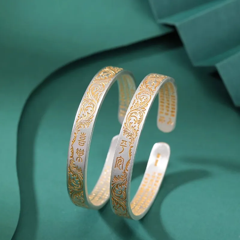 Beth Jewelry 999 Fine Silver Bangles Women's-2