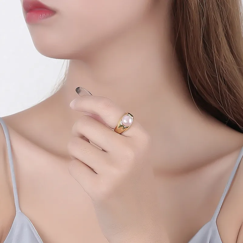 Beth Jewelry Pearl Rings Women's-4