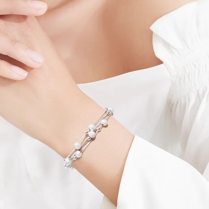 Beth Jewelry 990 Silver Bracelets Women's-5