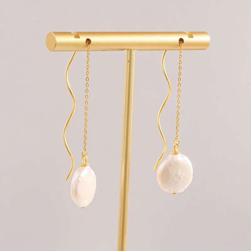 Beth Jewelry Pearl Earrings Women's-3