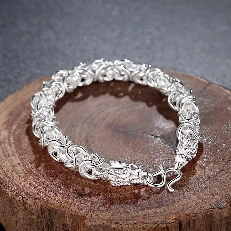 Beth Jewelry 999 Fine Silver Bracelets Men's-1