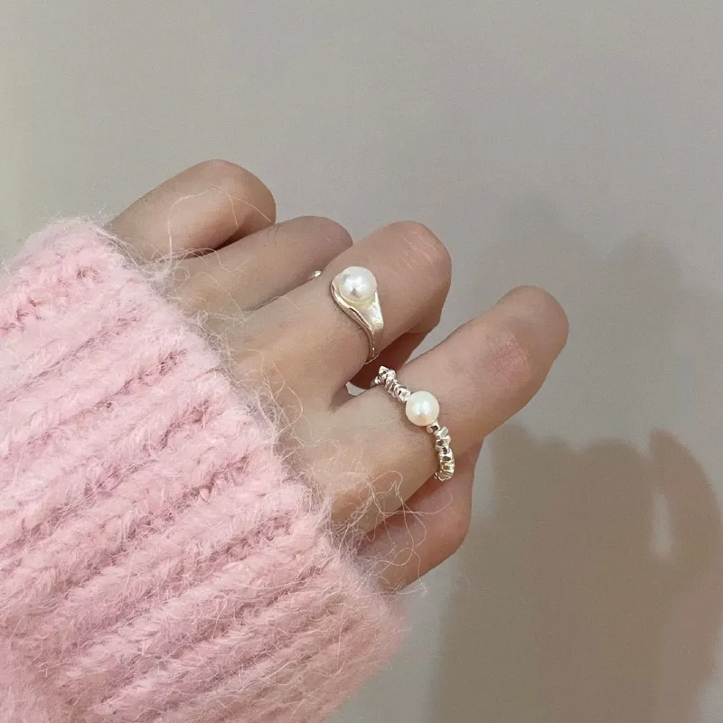 Beth Jewelry Pearl Rings Women's-4