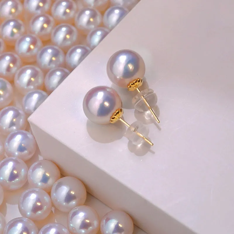 Beth Jewelry Pearl Stud Earrings Women's-3