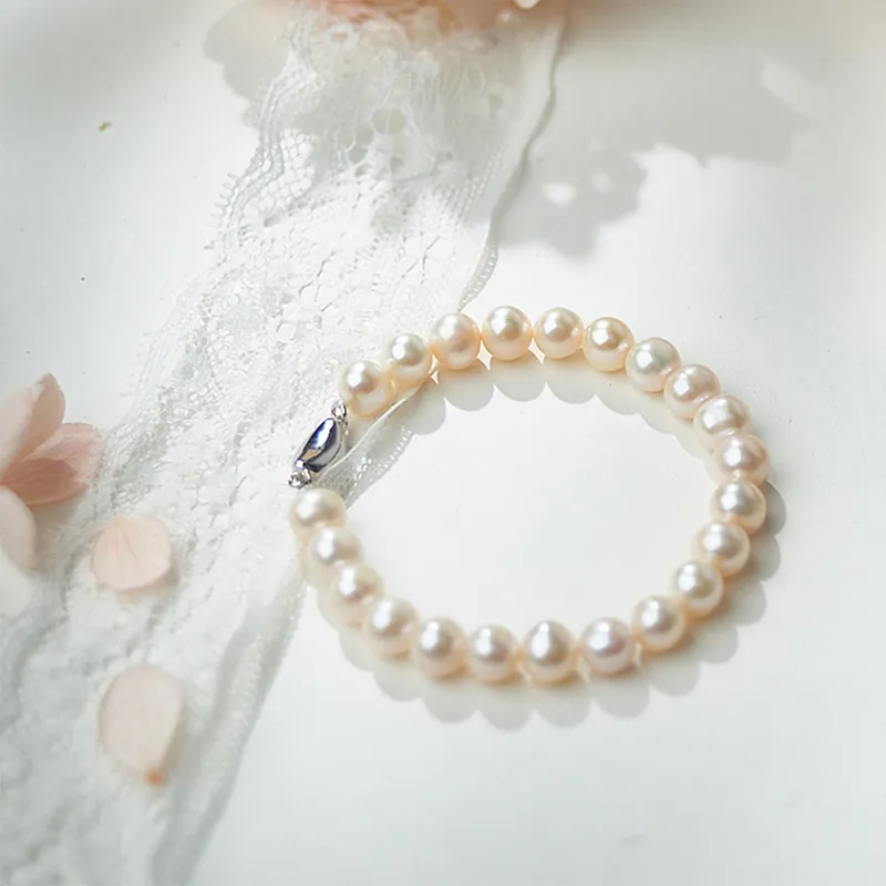Beth Jewelry Freshwater Pearl Necklace Bracelet Women's-7